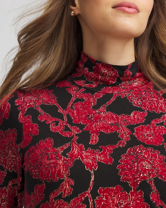Touch of Cool Mockneck Layering Tee - image 4
